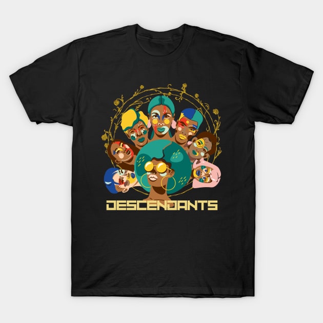 art and cultural diversity Afro heritage and descent. T-Shirt by JENNEFTRUST